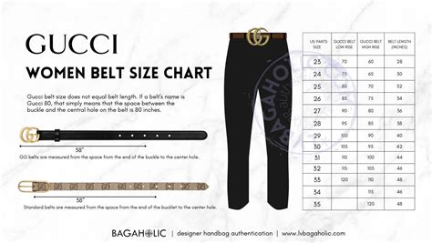 Gucci leather belt size chart